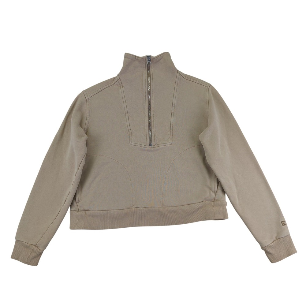 Women's Tan High-Neck Top
